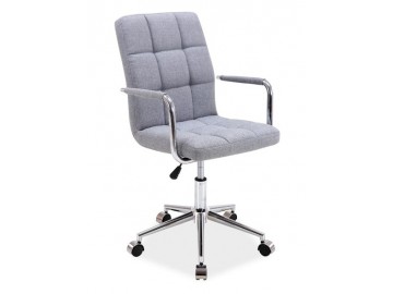 Kancelářská židle Q-022 šedá látka