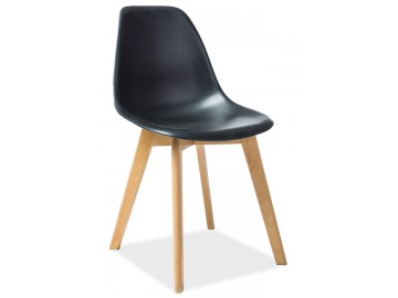 Jídelní židle MORIS černá/buk