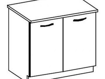 D80 dolní skříňka dvoudveřová KARMEN