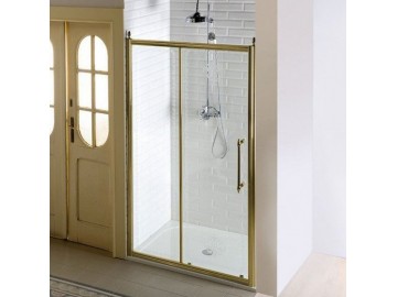 Gelco ANTIQUE sprchové dveře, posuvné,1100mm, čiré sklo, bronz