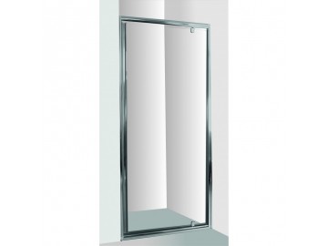 Olsen Spa Sprchové dveře do niky SMART - ALARO - 80 x 190 cm, Bez vaničky, Hliník chrom, 6 mm grape