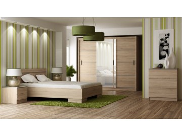 Postel 150x200 cm VISTA dub sonoma