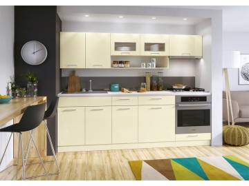 W50OKGR skříňka nad digestoř MORENO LUX vanilka lesk