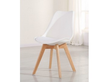 Jídelní židle CROSS bílá