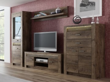 Komoda INDIANAPOLIS I-17 jasan tmavý