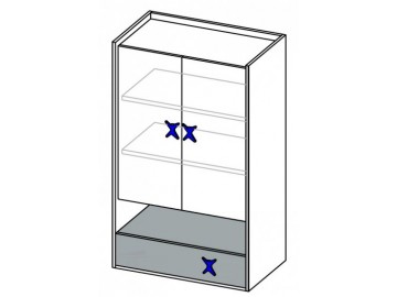 IKS X-08 skříňka se zásuvkou