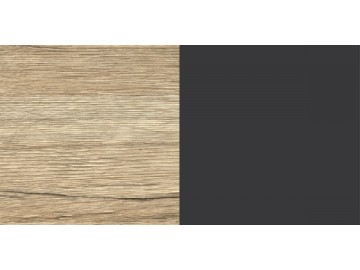 Postel JENNY 293 dub San Remo/láva 180x200 cm