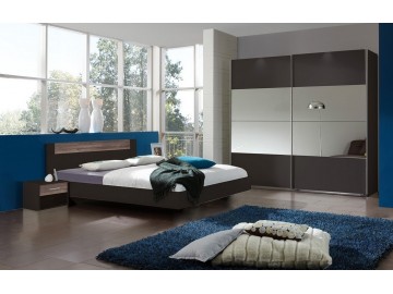 Postel ILONA 351 160x200 cm grafit/dub bahenní
