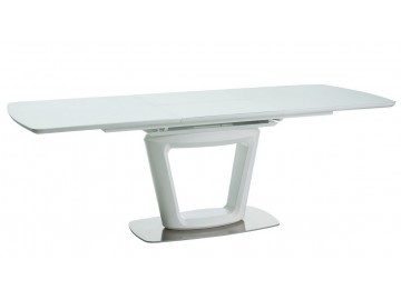 Jídelní stůl CLAUDIO II rozkládací bílý mat