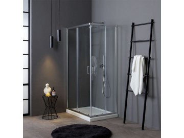 Valentina LUNA sprchový kout 70x90 cm chromovaný rám čiré sklo