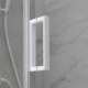 Valentina VENERE sprchový kout 75x75cm bílý rám čiré sklo