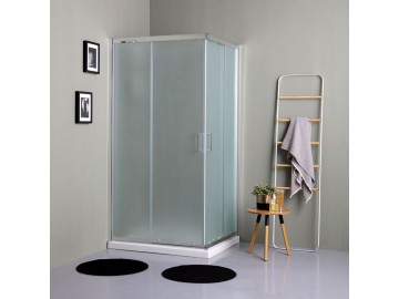 Valentina GIADA sprchový kout 70x90 cm chrom rám saténové sklo
