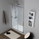 Valentina NEW GIADA sprchové dveře 100 cm chromovaný rám čiré sklo