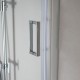 Valentina NEW GIADA sprchové dveře 130 cm chromovaný rám čiré sklo