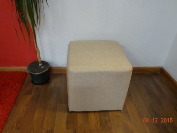 Taburet CUBE látka mix F