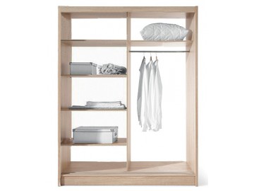 ECO 150 2D šatní skříň lefkas/bílá