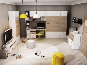 Vysoká výklopná postel 120 ALBENA AL-12