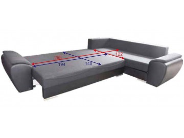 Rozkl. roh. sedačka VIENNA I23/M125/C2312 levá