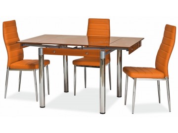 Jídelní čalouněná židle H-261 oranžová