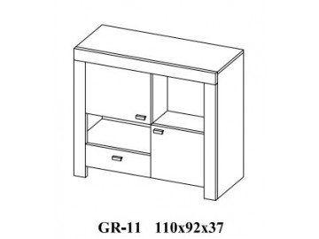 GRAFI GR-11 kombinovaná komoda