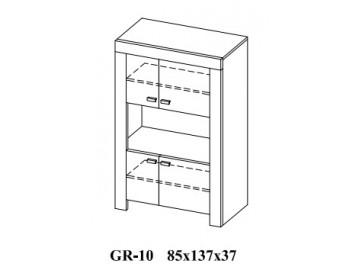 GRAFI GR-10 kombinovaná skříňka