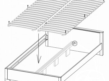 DENVER DN-17 postel 160x200 cm