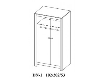DENVER DN-01 šatní skříň