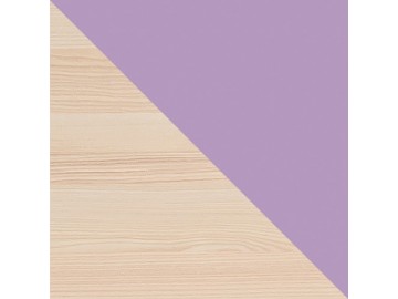 LIMO L14 šatní rohová skříň fialová