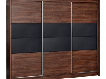 Šatní skříň SANTANA 250 dub sterling/beton