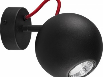 Nowodvorski Nástěnné svítidlo 6153 BUBBLE BLACK-RED I kinkiet B