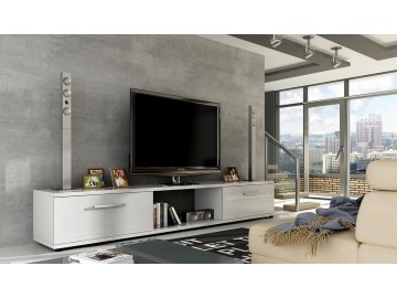 TV stolek MALTON bílý lesk TV stolek MALTON bílý lesk