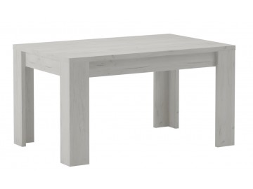 Jídelní stůl rozkládací KORA 160x90 jasan bílý