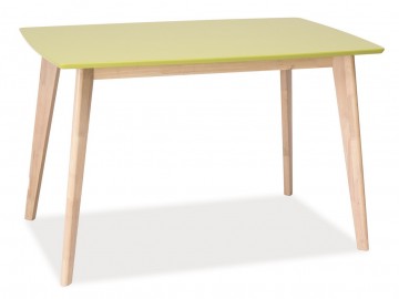 Jídelní stůl COMBO zelená/dub