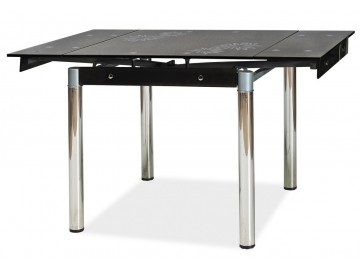 Jídelní stůl GD-082 rozkládací černý