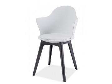 Jídelní židle MATTEO II bílá/černá