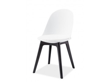 Jídelní židle MATTEO I bílá/černá