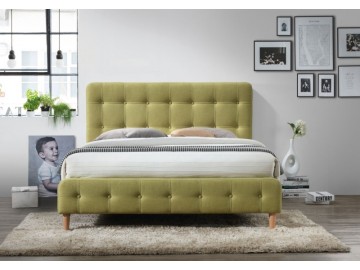 Čalouněná postel ALICE 160x200 zelená
