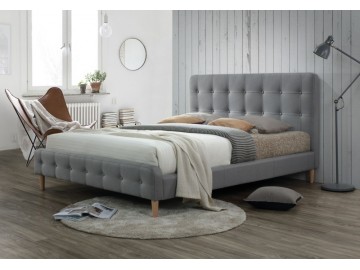 Čalouněná postel ALICE 160x200 šedá