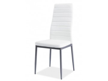 Jídelní čalouněná židle H-261 Bis bílá/alu