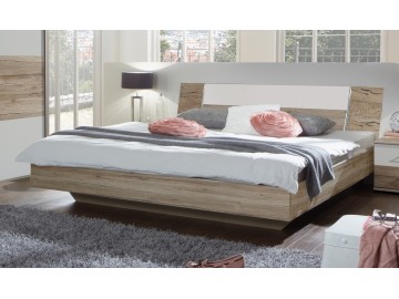 Postel JENNY 293 dub San Remo/bílá 180x200 cm Postel JENNY 293 dub San Remo/bílá 180x200 cm