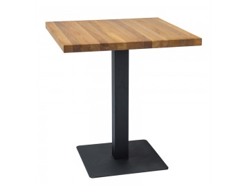Jídelní stůl PURO dub masiv 80x80 cm