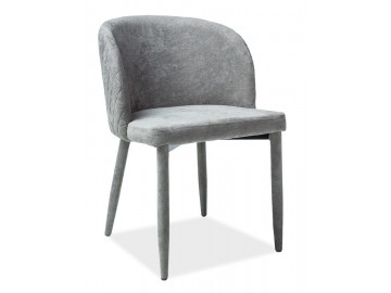 Jídelní čalouněná židle CARLOS šedá