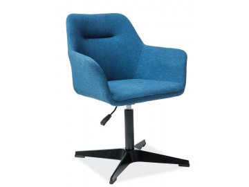 Jídelní čalouněná židle KUBO modrá