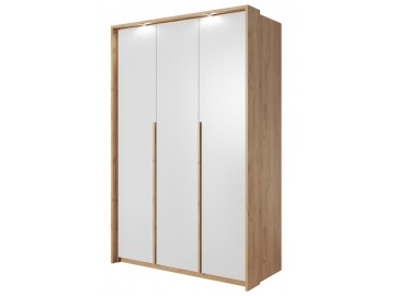 Šatní skříň XELO 140 LED kraft/bílá Šatní skříň XELO 140 LED kraft/bílá