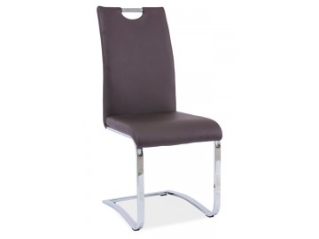 Jídelní čalouněná židle H-790 hnědá