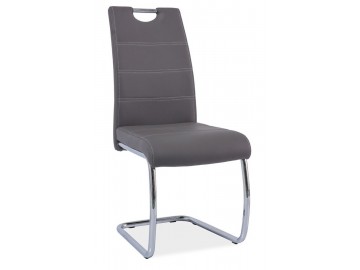 Jídelní čalouněná židle H-666 šedá