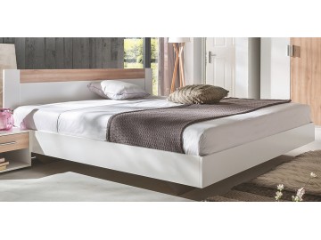 Postel ILONA 293 bílá/buk 180x200 cm Postel ILONA 293 bílá/buk 180x200 cm