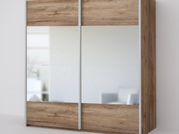 ECO 200 2D2L &scaron;atn&iacute; skř&iacute;ň se zrcadlem lefkas