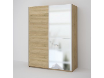 ECO 150 2DL šatní skříň se zrcadlem sonoma
