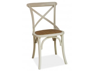 Jídelní dřevěná židle LARS bílá
